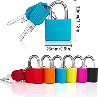 Picture of 23MM Mini Strong Steel Padlock Travel Lock with 2 Keys