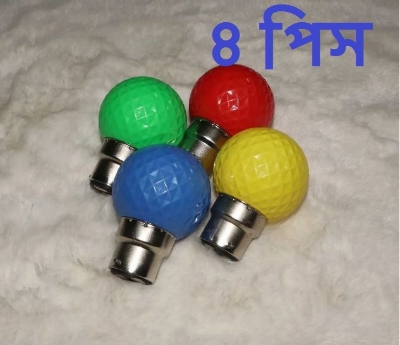 Picture of Foldable 4 Fan Blade 5 Color LED Bulb -Single Pice (Wing Size-2 inch)