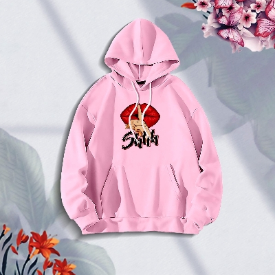Picture of Premium Comfortable (Shihhh-Pink) Ladies winter hoodie