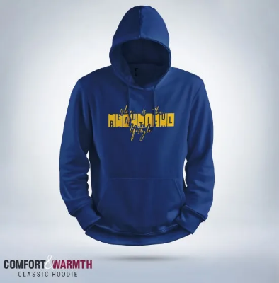 Picture of "Islam is the beautiful lifestyle" Islamic Hoodie (Royal Blue)