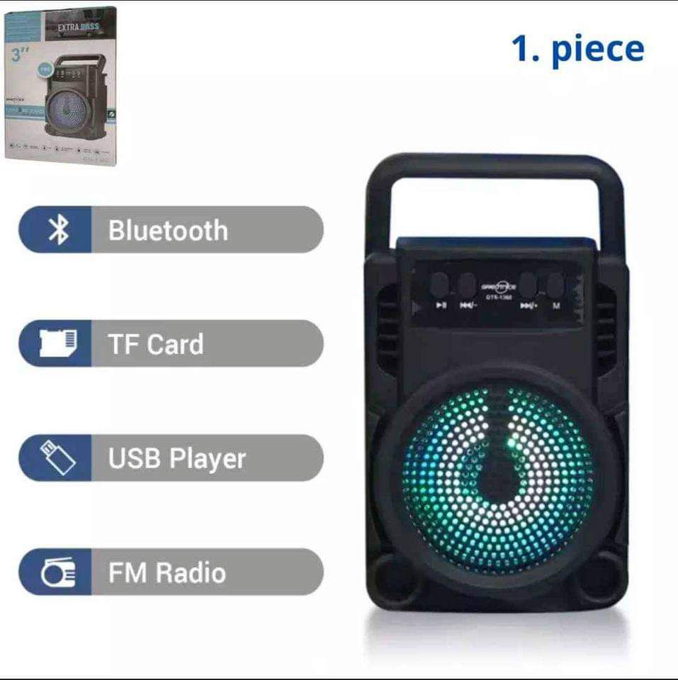 Picture of GTS 1360 Wireless Bluetooth Speaker EXTRA BASS - Speaker Bronze