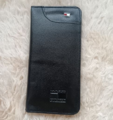 Picture of Mobile Cover and Card Holder Long Wallet - Tommy Black