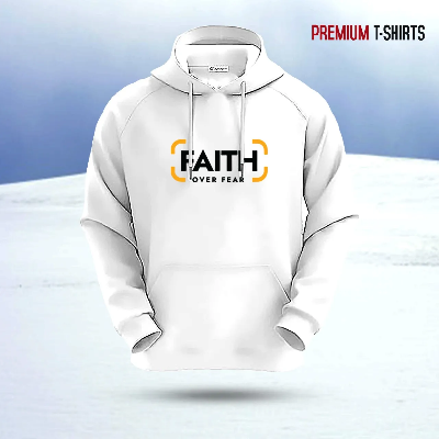 Picture of "Faith" Islamic Hoodie (White)