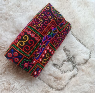 Picture of New Nokshi Desing Ladies Hand Purse For Women, Handbag For Girls Wallet - Wallet Multicolor