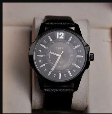 Picture of New Leather Analog Unique Casual Watch for Men