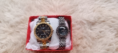 Picture of Buy 1 Get 1 Free Watch for Couple Analog Watch For Men and Women Combo Offer - 2 Watch For Man and Woman