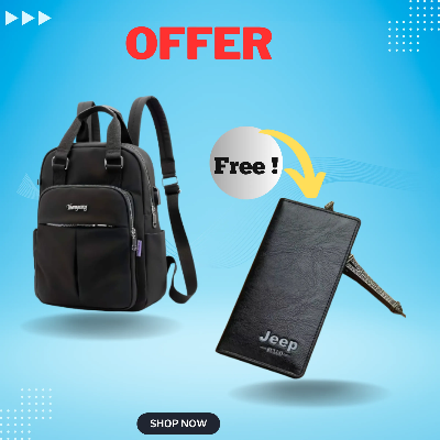 Picture of Floral Print Backpack For Kids