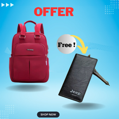 Picture of Floral Print Backpack For Kids