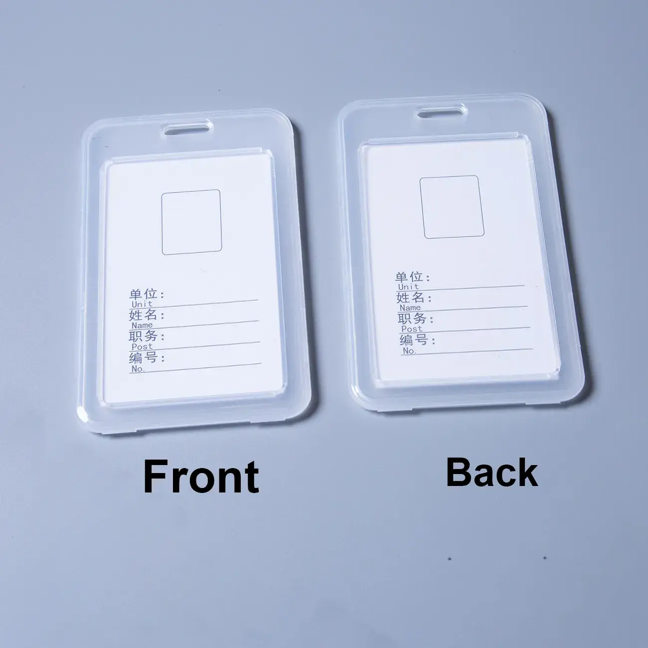 Picture of Foldable PP plastic ID Card Cover / Card Holder