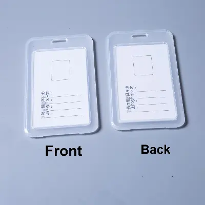 Picture of Foldable PP plastic ID Card Cover / Card Holder