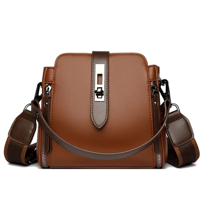 Picture of High-quality Messenger Bags For Women Luxury Crossbody Shoulder Bags Female(Brown)