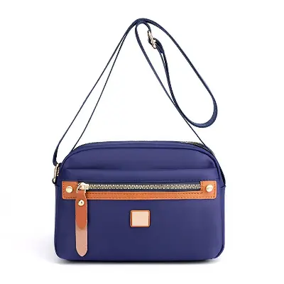 Picture of Nylon Fashion Cross-body Bag Lightweight Portable Shoulder Bag (Royal blue)