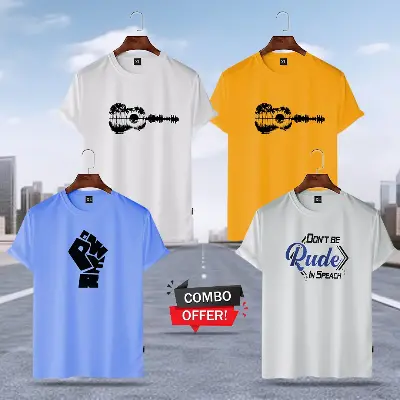 Picture of 4pis Mesh Jersy Fabric T Shirt