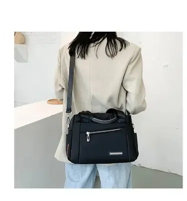 Picture of Luxury Bag Waterproof Nylon Shoulder Ladies Travel Crossbody (Black )