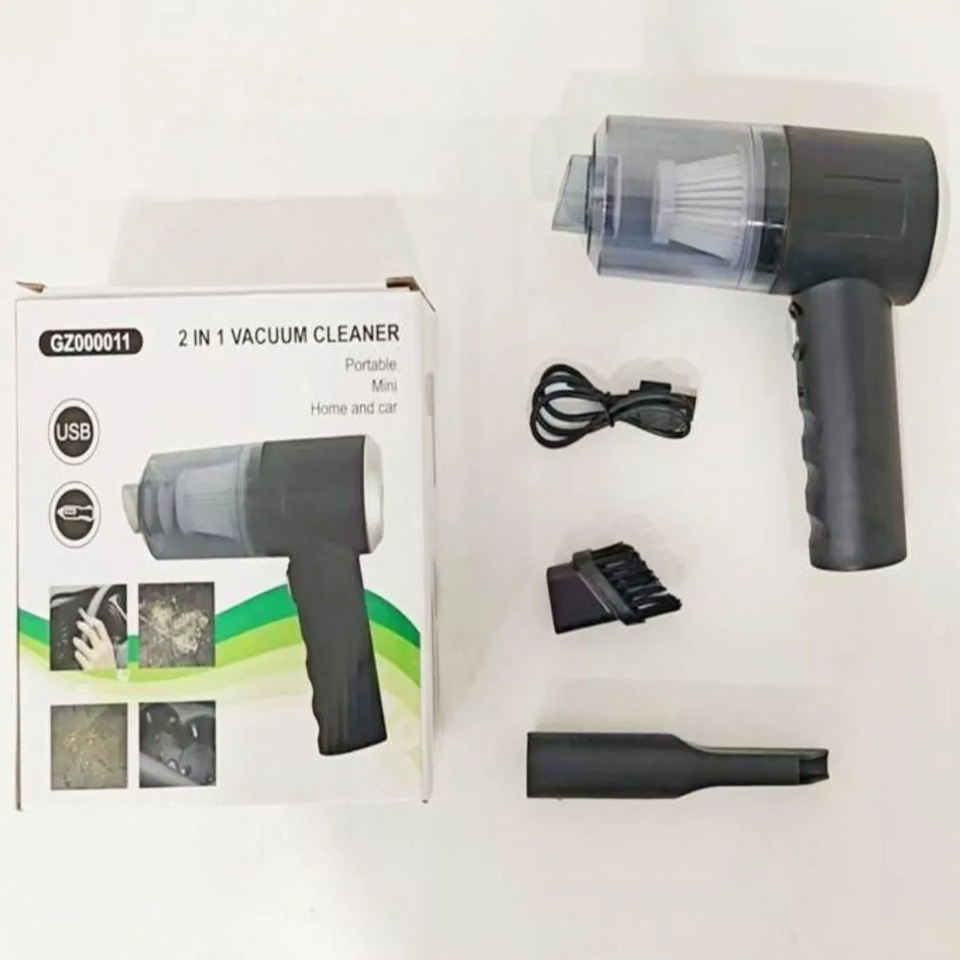 Picture of 2 in 1 wireless portable and rechargeable mini vacuum cleaner