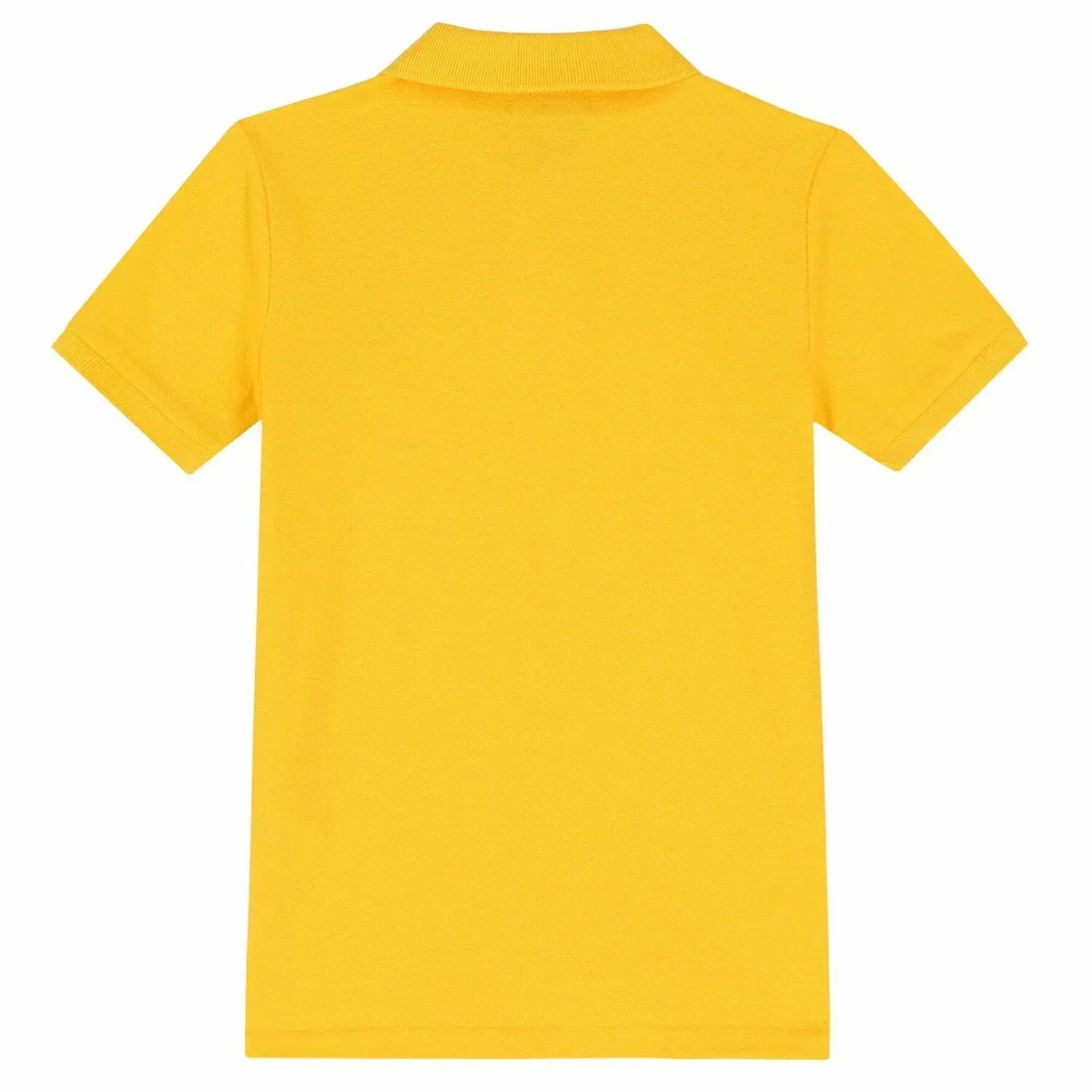 Picture of Cotton Half Sleeve Polo Shirt For Men - Yellow