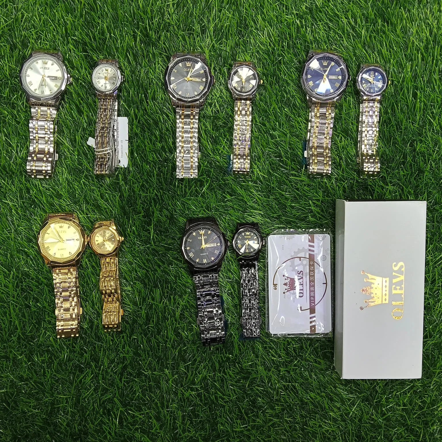 Picture of Butter Fly Lock OLEVS Watch for Women Black