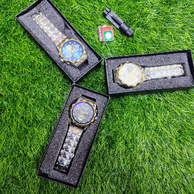 Picture of BINBOND B1236 Brand Fashion Tourbillon Dial Quartz Watches Men’s Luxury Stainless Steel + Free Chain cutter @ battery .