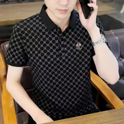 Picture of Stylish Half Sleeve Polo Shirt