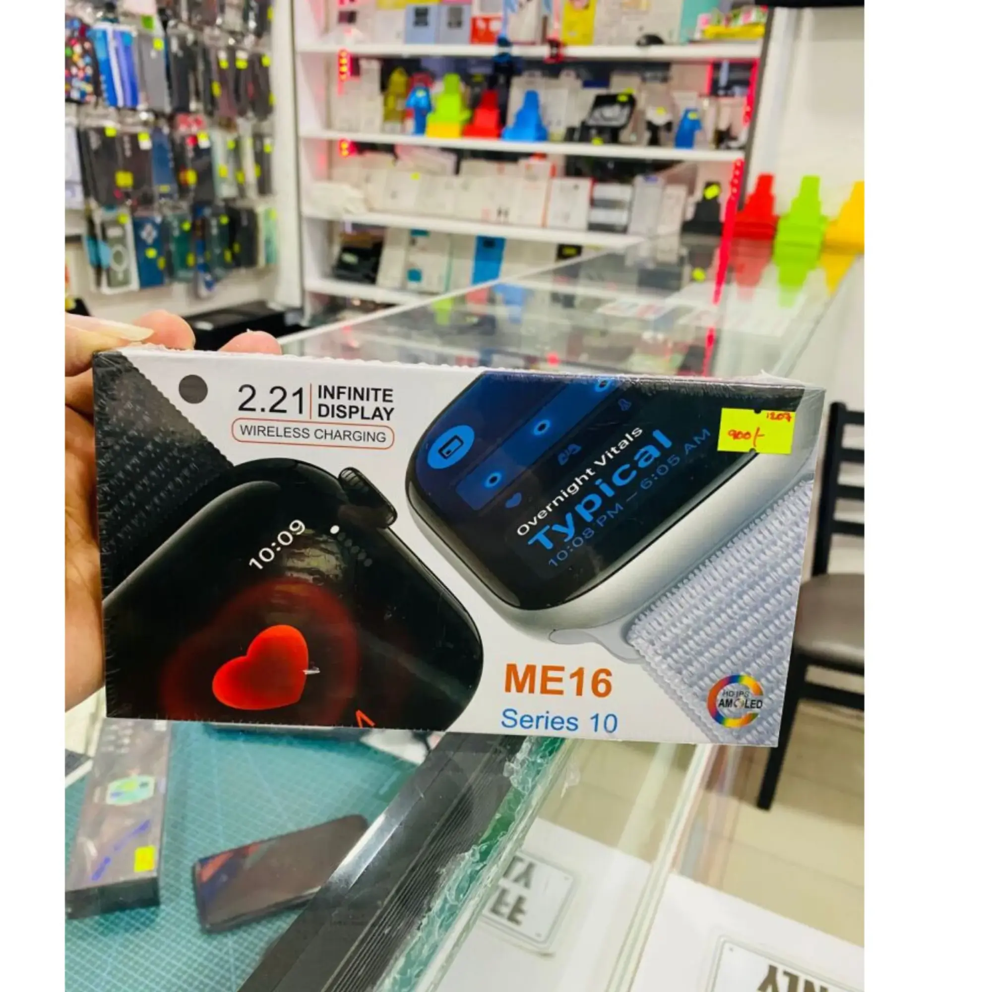 Picture of ME16 Smart Watch 3 strips 2.21 Infinity display Wiewless charging series 10