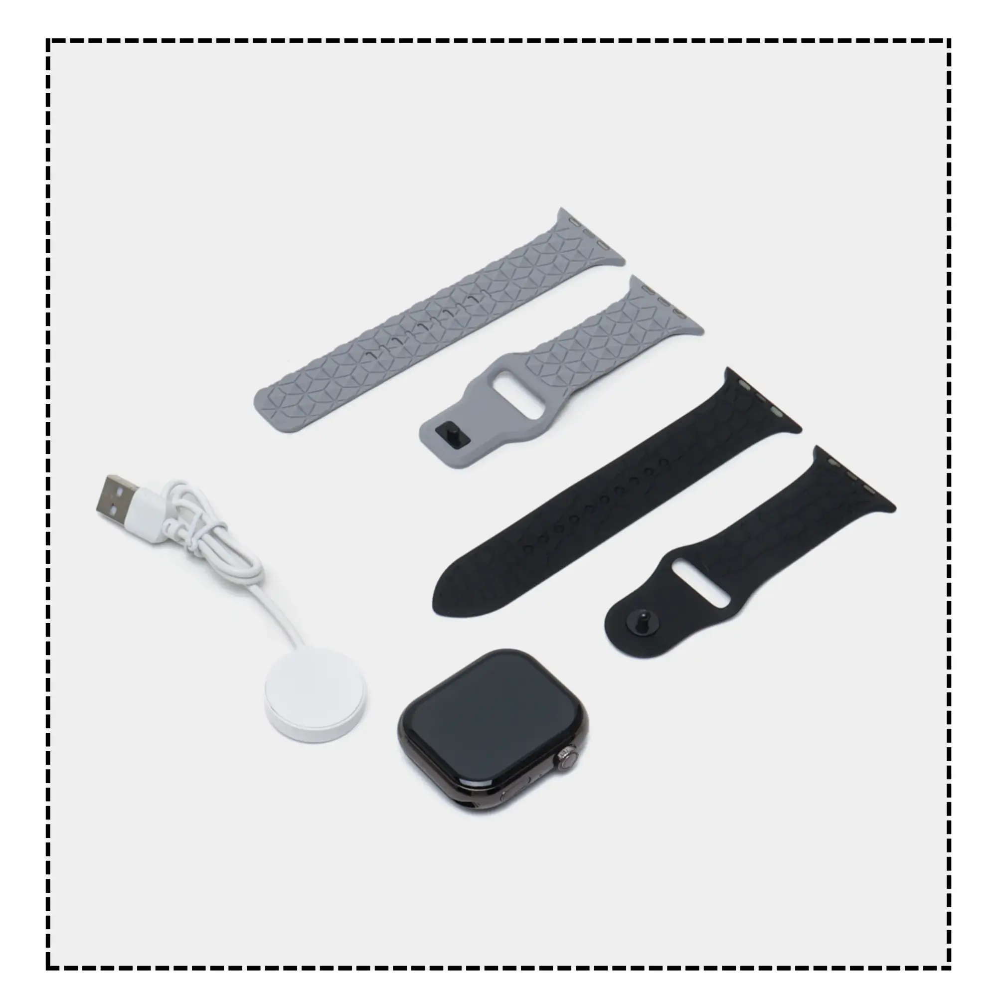 Picture of ME16 Smart Watch 3 strips 2.21 Infinity display Wiewless charging series 10