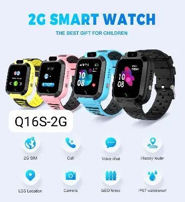 Picture of Q16s - 2g Kids Smart Watch LBS Smart Watch Telephone SOS Anti-Lost Watch Children Gift For IOS Android