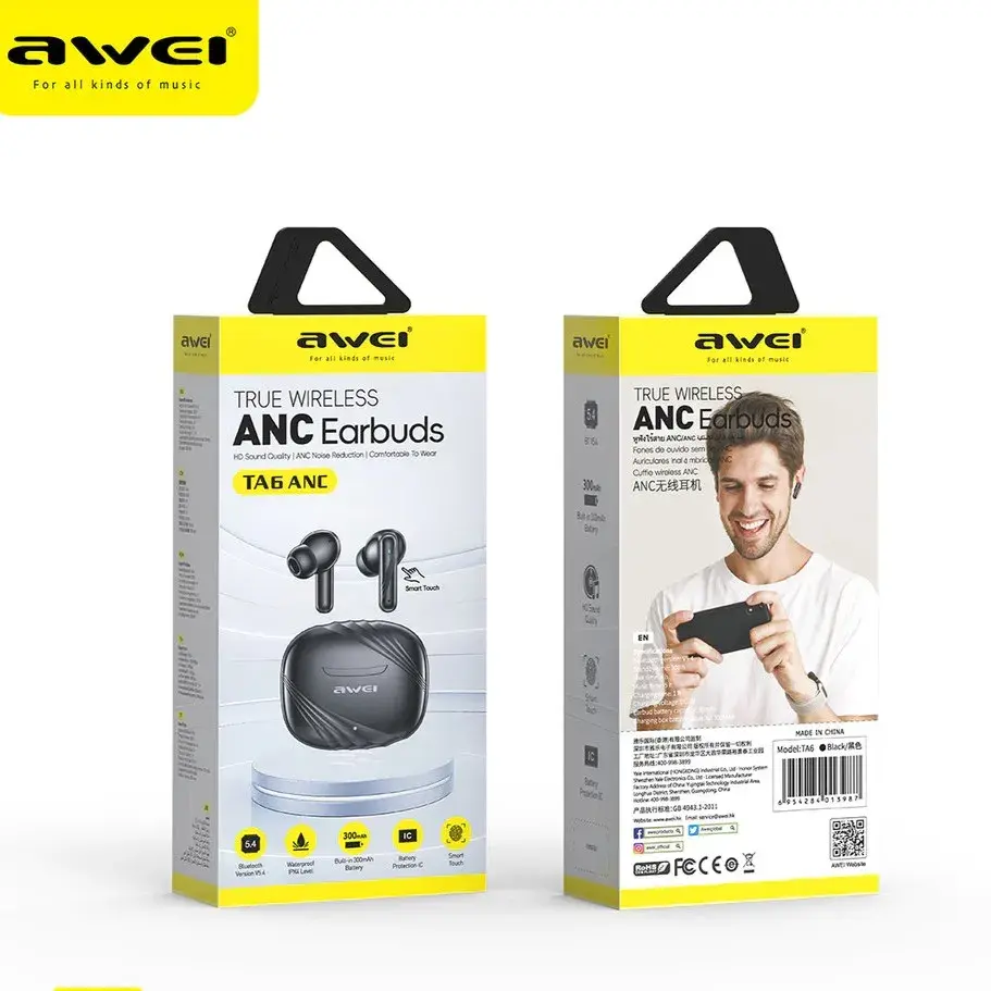 Picture of Awei TA6 ANC True Wireless Noise Reduction Earbuds