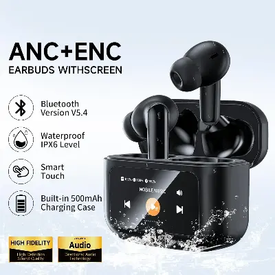 Picture of Awei T56 ANC Earbuds with LED Touch Display