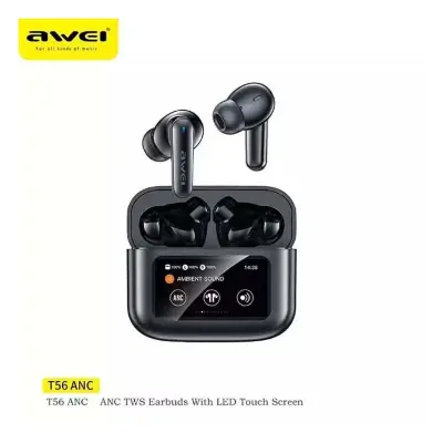 Picture of Awei T56 ANC Earbuds with LED Touch Display