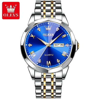 Picture of OLEVS 9931G New Exclusive Design Quartz Watch for Men Royal blue