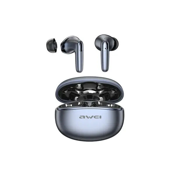 Picture of Awei T90 2 in 1 ENC Wireless Bluetooth Earbuds With Mic Noise Reduction Headphones