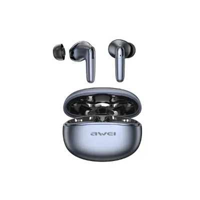 Picture of Awei T90 2 in 1 ENC Wireless Bluetooth Earbuds With Mic Noise Reduction Headphones