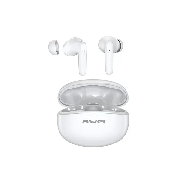 Picture of Awei T90 2 in 1 ENC Wireless Bluetooth Earbuds With Mic Noise Reduction Headphones