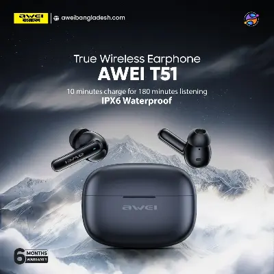 Picture of Awei T51 True Wireless Bluetooth Earphones
