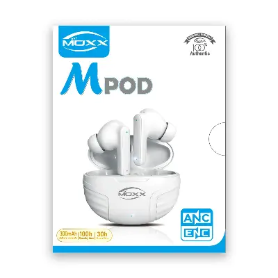 Picture of MOXX MPOD ANC & ENC TWS Wireless Earbuds | Environmental Noise Cancellation (ENC) | Active Noise Cancellation (ANC)