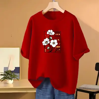 Picture of Lovely Drop shoulder T-shirt for Women