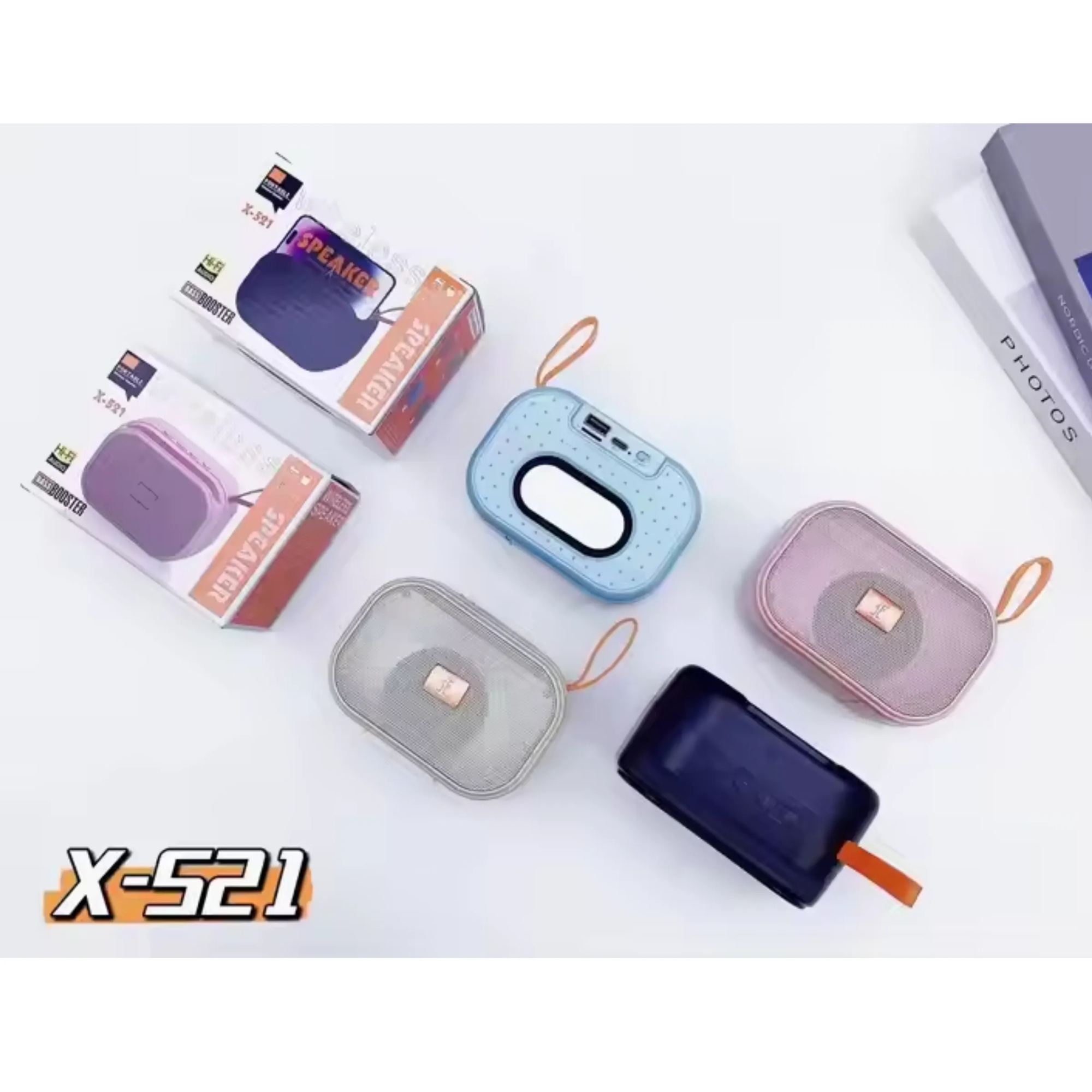 Picture of X-521 Bluetooth, USB, SD Card & FM Radio Supported Hi-Fi Audio Extra Bass Speaker