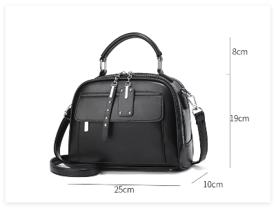 Picture of High end ladies' handbag multi-layer large capacity commuting bag(Black)