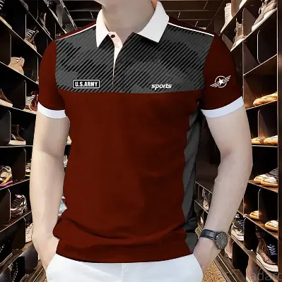 Picture of Cotton Polo Shirt For Men's