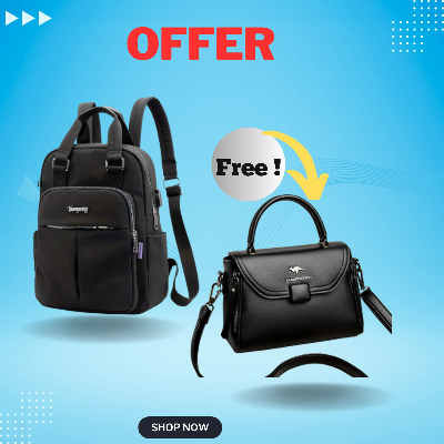 Picture of New leisure nylon ladies CHINA Bagpack (Black ) With Luxury Designer Fashion High Quality Leather Kangaroo Handbag