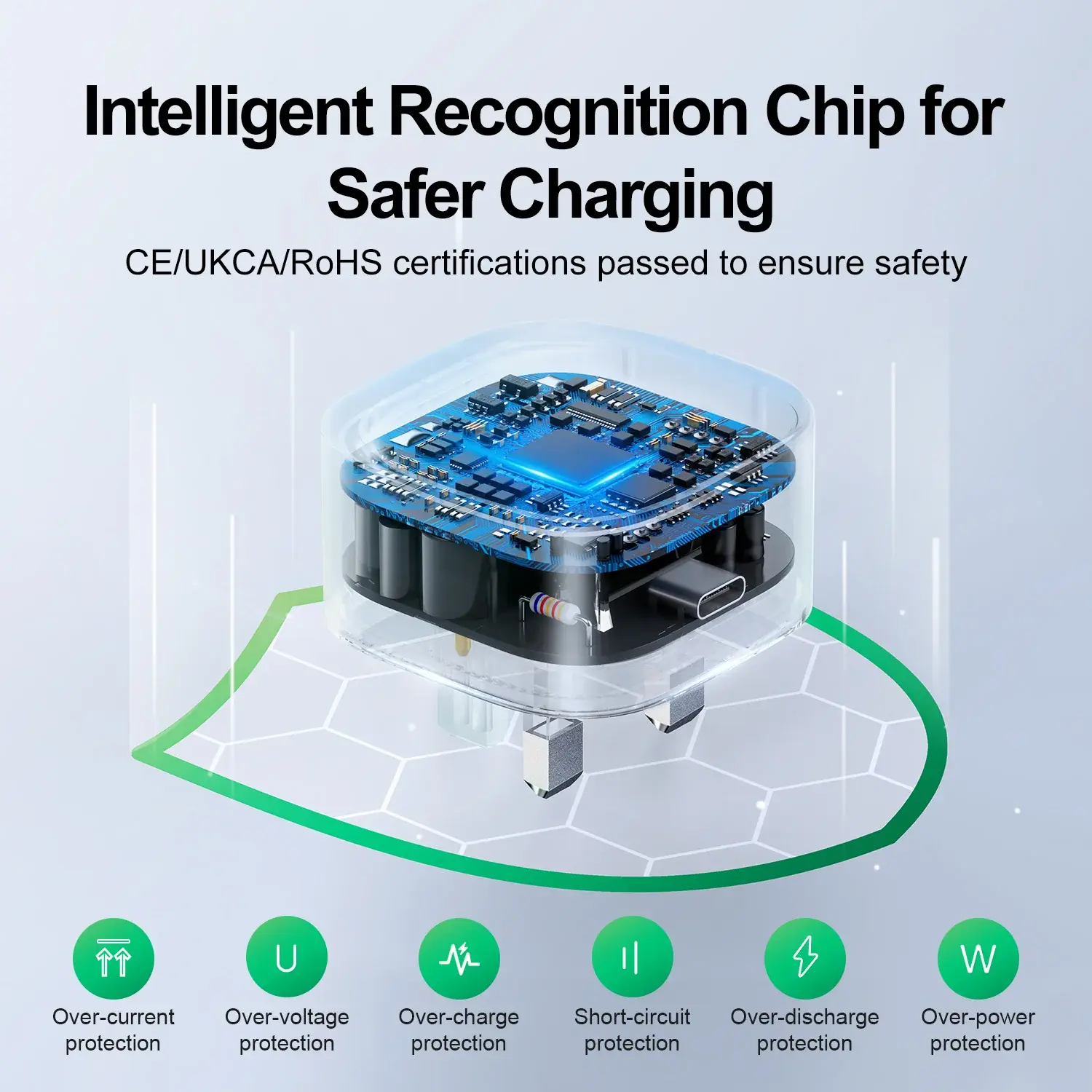 Picture of Joyroom L-P210 PD 20W Type-C Fast Charger 3 Pin Plug