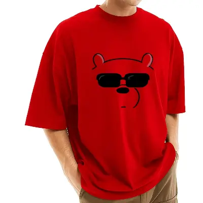 Picture of Men's Stylish Drop Shoulder (Red)