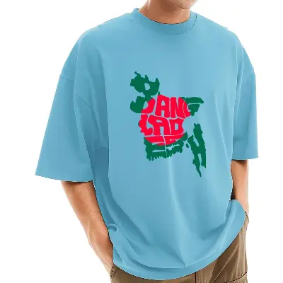 Picture of Men's Stylish Drop Shoulder (Sky)