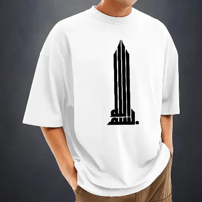 Picture of Men's Stylish Drop Shoulder (white)