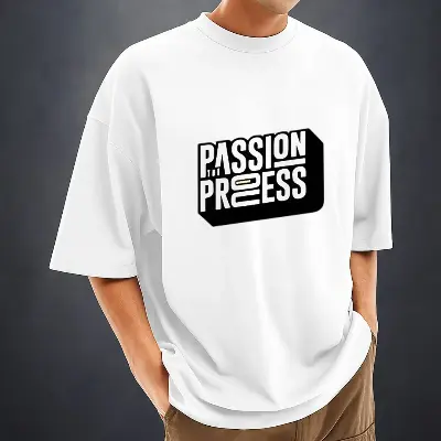 Picture of Men's Stylish Drop Shoulder (white)