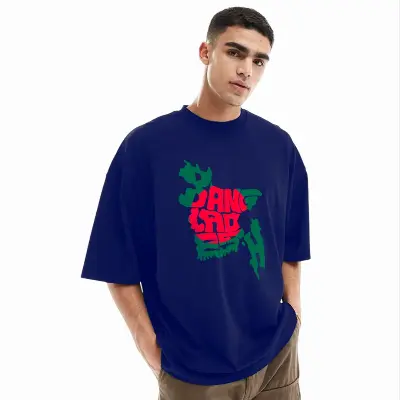 Picture of Men's Stylish Drop Shoulder (Blue)