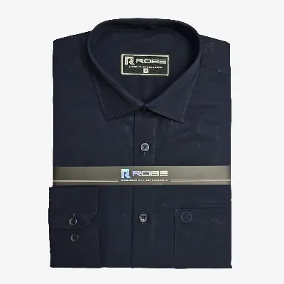 Picture of Cotton Exclusive Formal Shirt (Navy Blue)