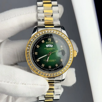 Picture of Rolex Quartz Movement Stainless Steel Analog Watch for Men