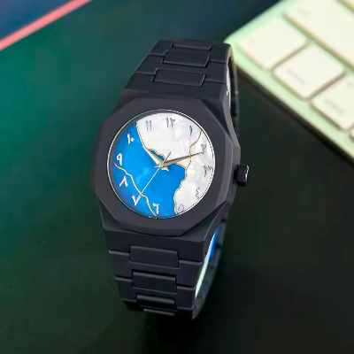 Picture of Aura watch 2025 New Arabic Aura Watch ( multi colour dial) Modern Creative Design (Chain cutter + Box free)
