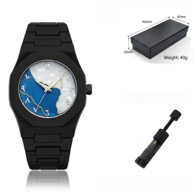 Picture of Aura watch 2025 New Arabic Aura Watch ( multi colour dial) Modern Creative Design (Chain cutter + Box free)